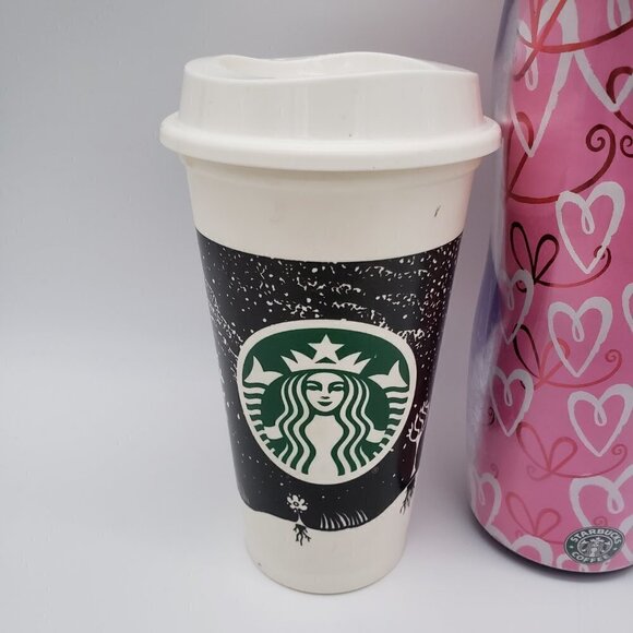 Lot of Starbucks Insulated Travel Mug and Cold Cup Tumblers Coffee Tea Beverage - Picture 2 of 9